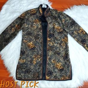 Coldwater Creek tapestry cardigan